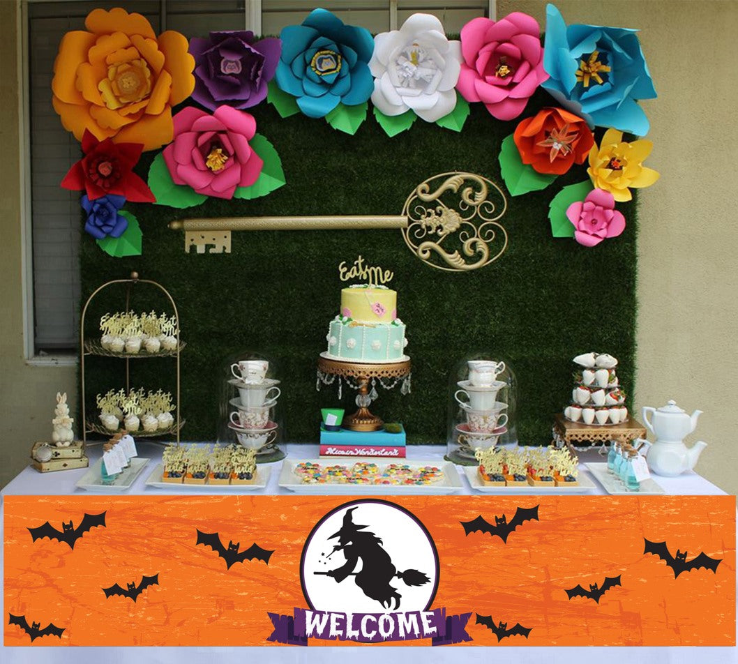 Halloween Party Long Banner for Decoration