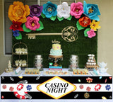 Casino/Card Party Long Banner For Wall Decoration