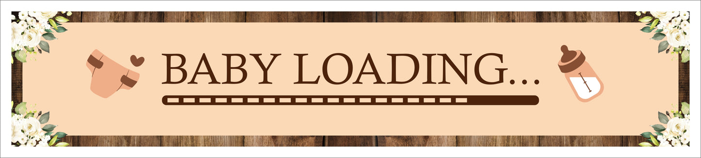 Oh Baby Long Banner for Decoration