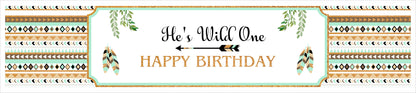 Wild One Birthday Party Long Banner for Decoration