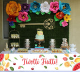 Twotti Fruity Theme Birthday Long Banner for Decoration