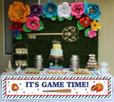 Sports  Theme Birthday Long Banner for Decoration