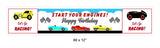 Cars Birthday Party Long Banner for Decoration