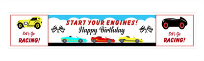 Cars Birthday Party Long Banner for Decoration