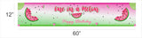 One In A Melon Theme Birthday Long Banner for Decoration