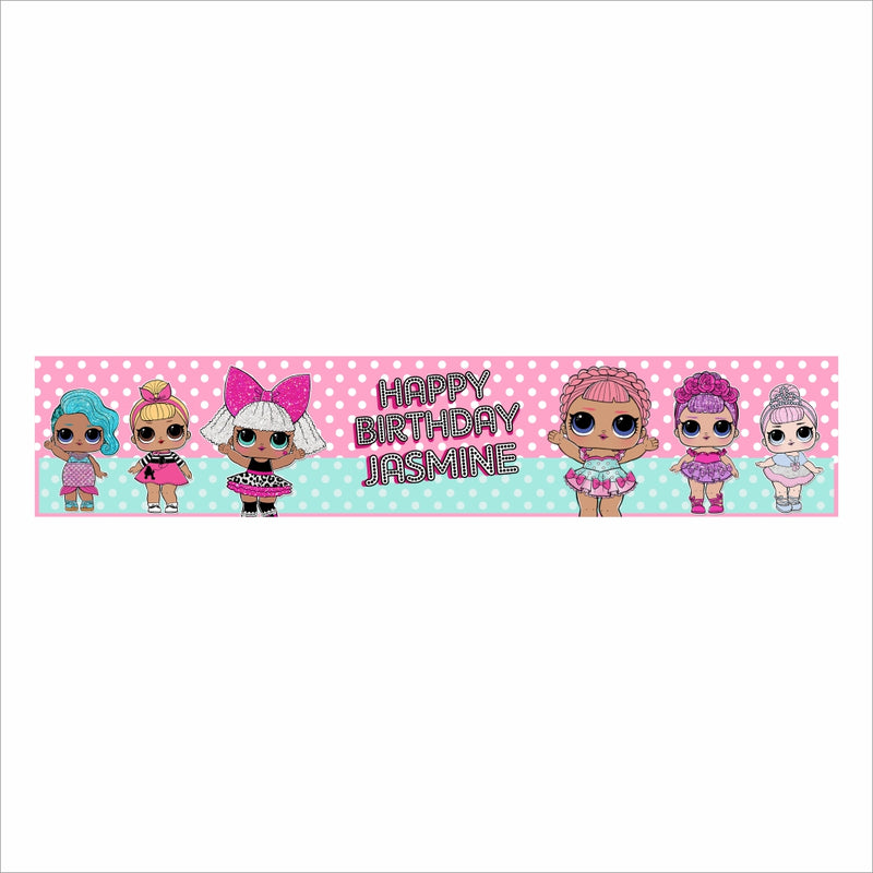 LOL Party Theme Birthday Long Banner for Decoration