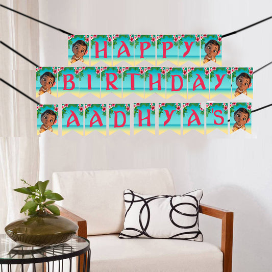 Moana Theme Birthday Party Banner for Decoration
