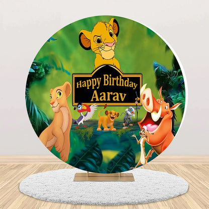 The Lion King Theme Birthday Party Backdrop