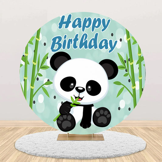 Panda Theme Birthday Party Backdrop