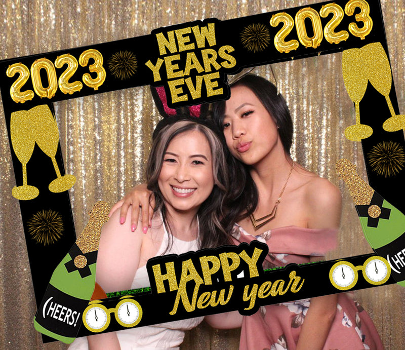 New Year Party Selfie Photo Booth Picture Frame