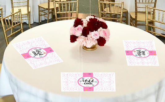 Wild One Birthday Table Mats for Decoration