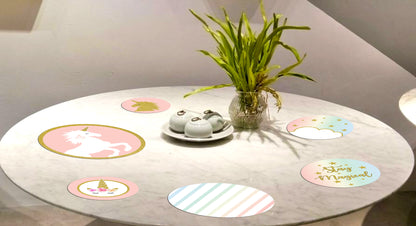 Unicorn Theme Birthday Party Table Confetti for Decoration