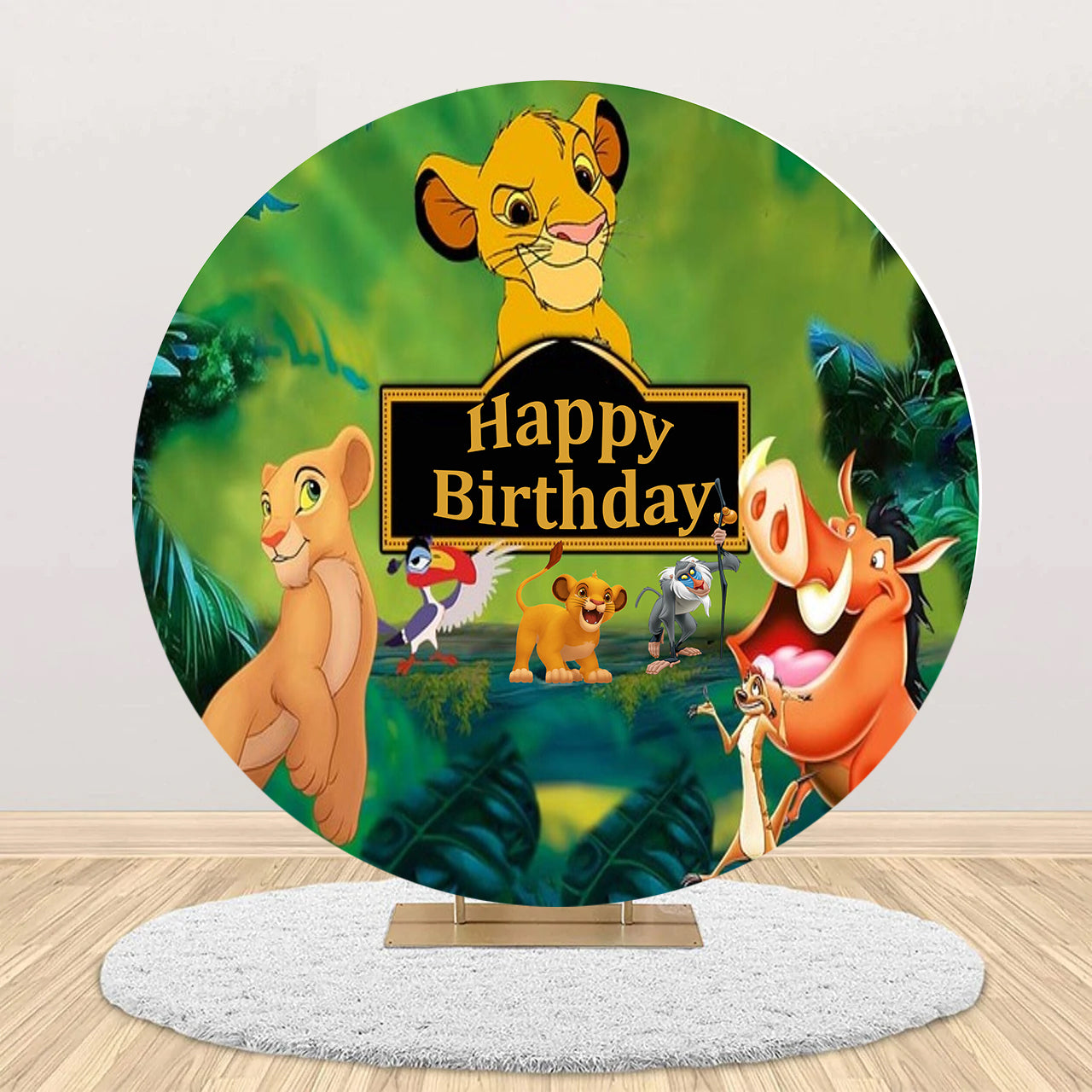 The Lion King Theme Birthday Party Backdrop