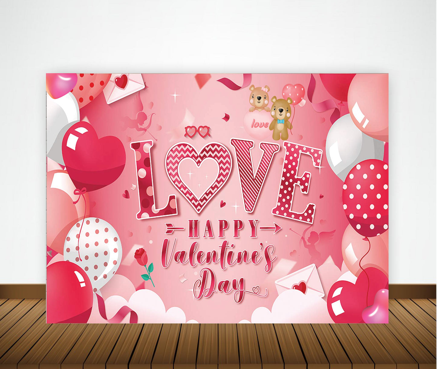 Valentine Party Backdrop for Decoration