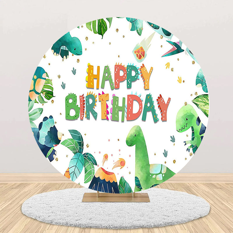 Dinosaur Theme Birthday Party Backdrop