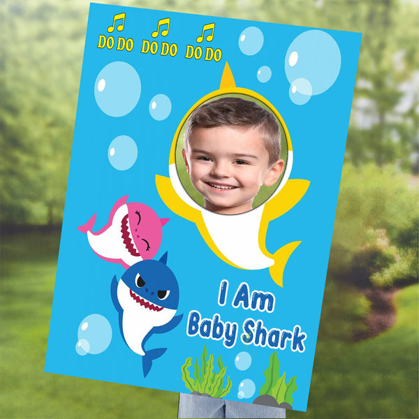Baby Shark Theme Birthday Party Selfie Photo Booth Frame