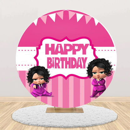 Boss Baby Girl Theme Birthday Party Backdrop