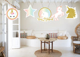 Unicorn Theme Birthday Party Hanging Set for Decoration