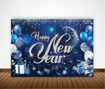 New Year Party Backdrop for Decoration