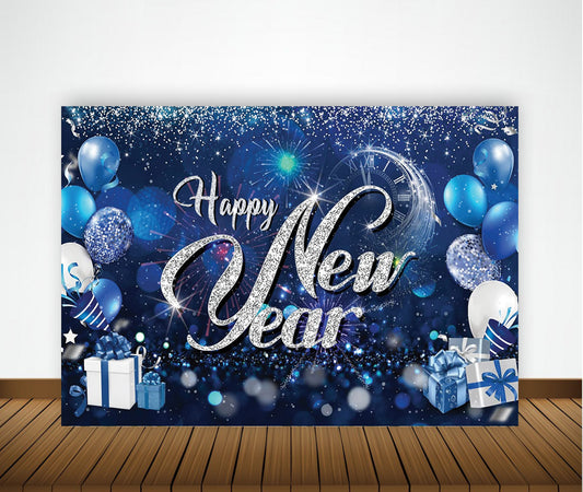 New Year Party Backdrop for Decoration