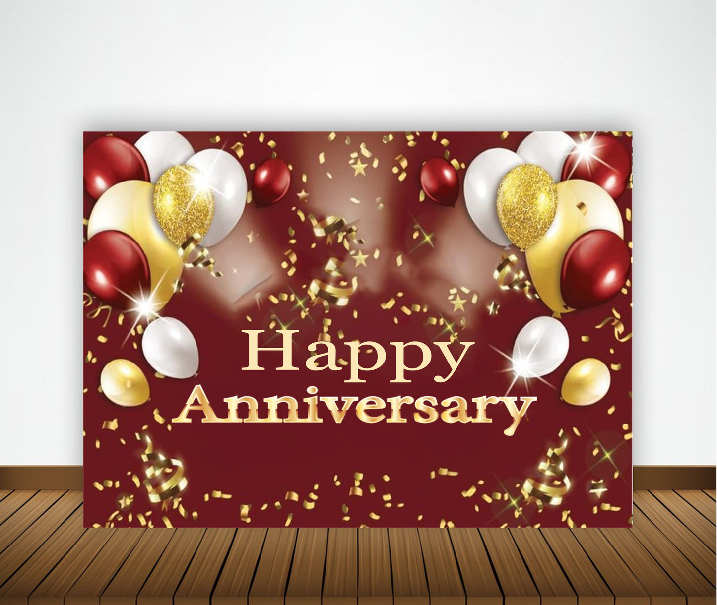 Anniversary Party Backdrop Banners for Couples