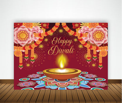 Diwali Party Decoration Backdrop