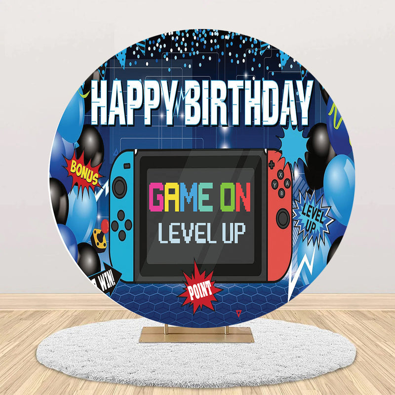 Gaming Theme Birthday Party Backdrop