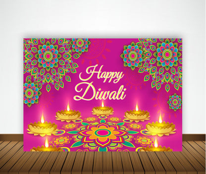 Diwali Party Decoration Backdrop