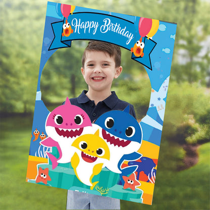 Baby Shark Theme Birthday Party Selfie Photo Booth Frame