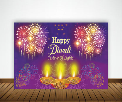 Diwali Party Decoration Backdrop