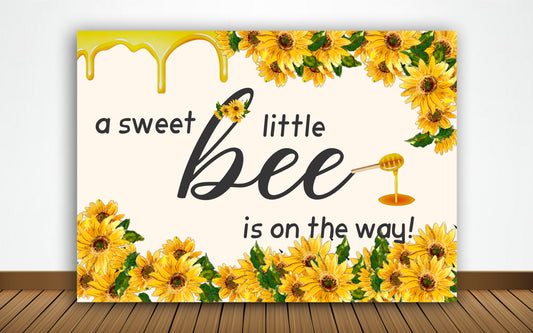 Baby Shower What It Will Bee Backdrop