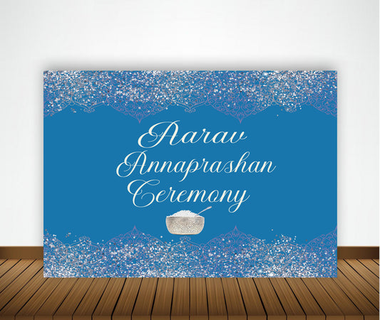 Annaprashan Ceremony Decoration Backdrop Banner For Kids