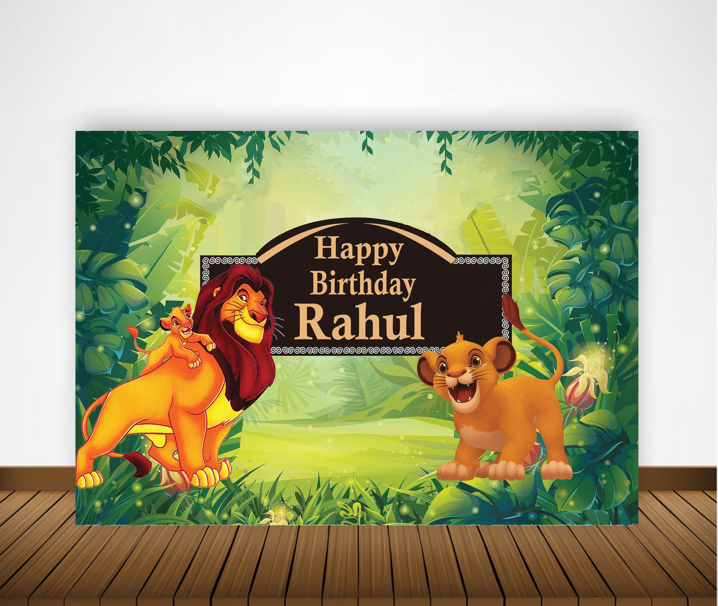 The Lion King Theme Birthday Party Backdrop