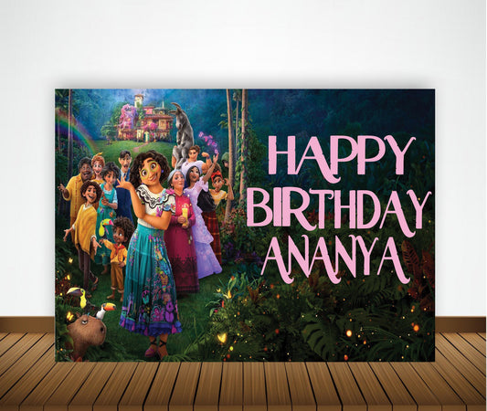Encanto Theme Birthday Party Backdrop
