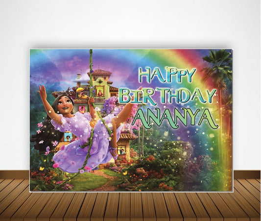 Encanto Theme Birthday Party Backdrop