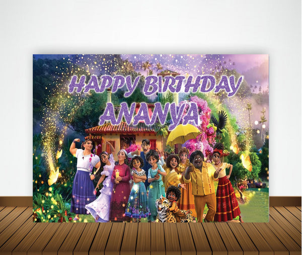 Encanto Theme Birthday Party Backdrop