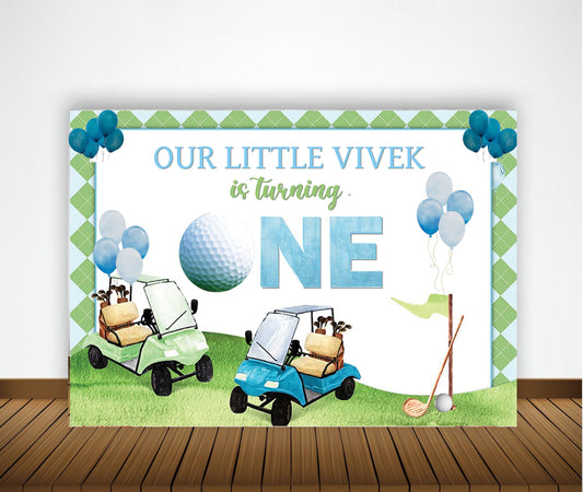 First Birthday Party Backdrop Decoration for Boys