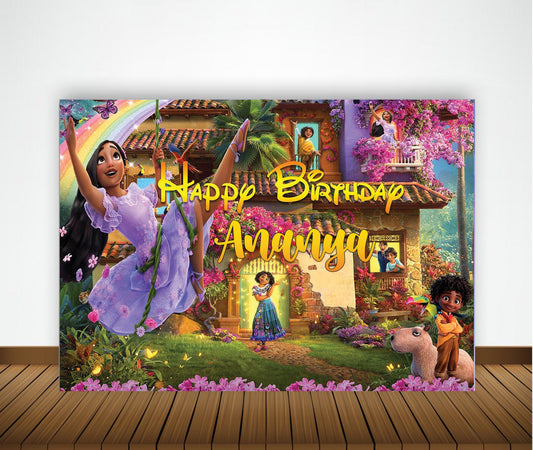 Encanto Theme Birthday Party Backdrop