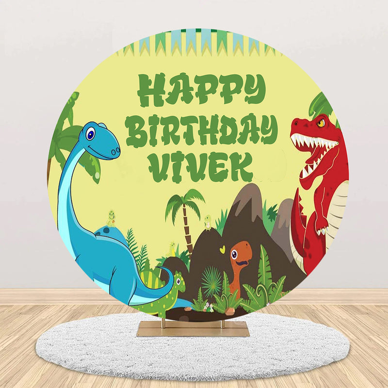 Dinosaur Theme Birthday Party Backdrop