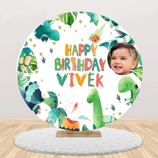 Dinosaur Theme Birthday Party Backdrop