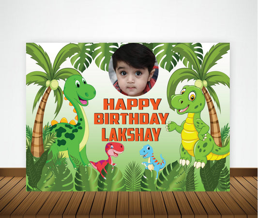Dinosaur Theme Party Backdrop