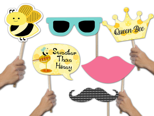 Baby Shower Party Photo Booth Props Kit