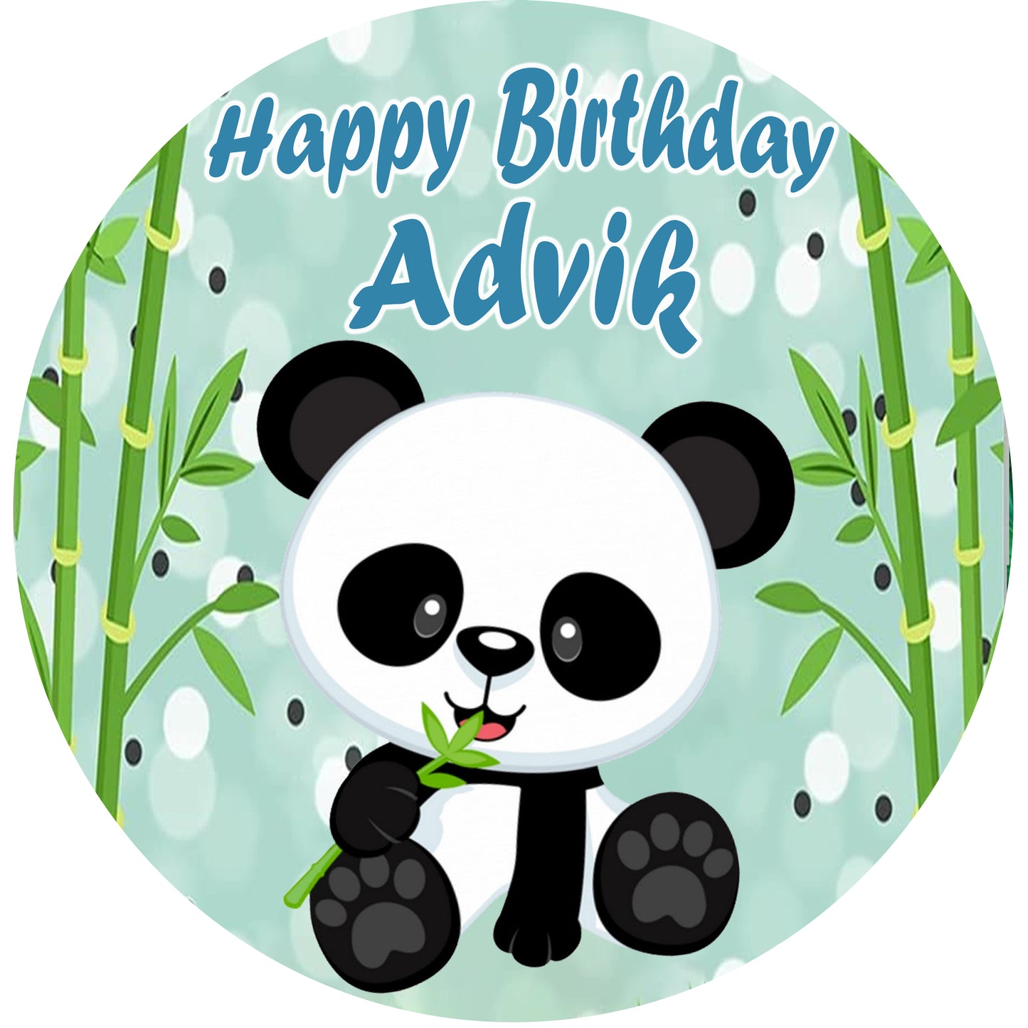 Panda Theme Birthday Party Backdrop