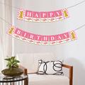 Personalized One is Fun Girls Banner For Birthday Decoration I Happy Birthday Banner