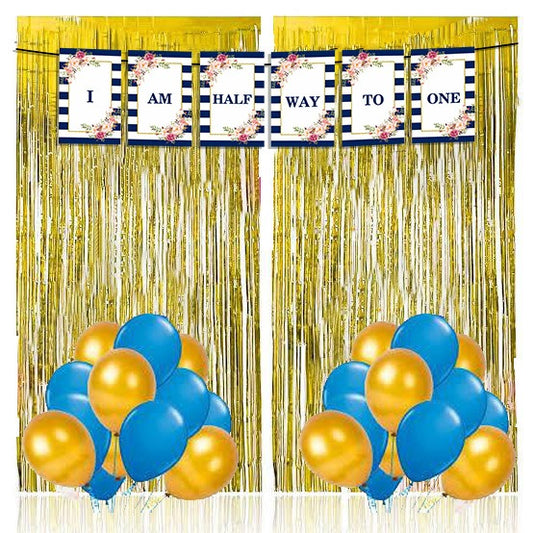 Half Birthday Boys Party Decorations
