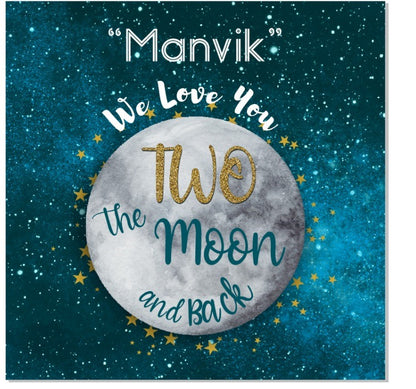 Personalize 2nd Birthday Backdrop Banner