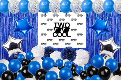 Two Cool Theme Birthday Party Complete Decoration Kit 