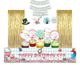 Alice Tea Party Theme Birthday Party Decoration Kit 