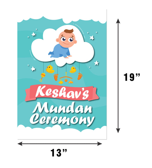 Mundan Ceremony  Poster Decoration Photo Prop