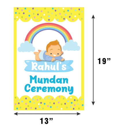 Mundan Ceremony  Poster Decoration Photo Prop